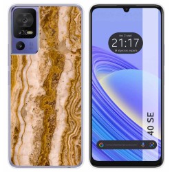 Funda Silicona para TCL 40 SE diseño Mármol 10 Dibujos