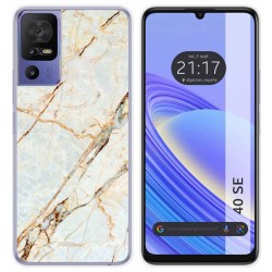 Funda Silicona para TCL 40 SE diseño Mármol 13 Dibujos