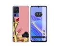 Funda Silicona para TCL 40 SE diseño Brochas Dibujos