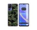 Funda Silicona para TCL 40 SE diseño Camuflaje Dibujos