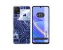 Funda Silicona para TCL 40 SE diseño Circuito Dibujos