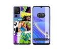 Funda Silicona para TCL 40 SE diseño Comic Dibujos