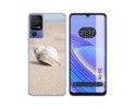 Funda Silicona para TCL 40 SE diseño Concha Dibujos