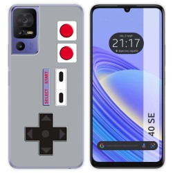 Funda Silicona para TCL 40 SE diseño Consola Dibujos