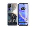 Funda Silicona para TCL 40 SE diseño Elefante Dibujos