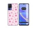 Funda Silicona para TCL 40 SE diseño Flores Dibujos