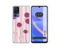 Funda Silicona para TCL 40 SE diseño Flores Vintage Dibujos