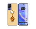Funda Silicona para TCL 40 SE diseño Jirafa Dibujos