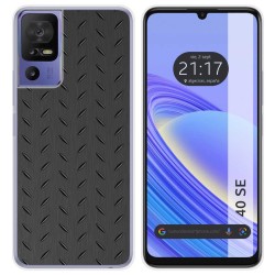 Funda Silicona para TCL 40 SE diseño Metal Dibujos