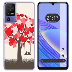 Funda Silicona para TCL 40 SE diseño Pajaritos Dibujos