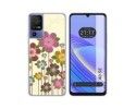 Funda Silicona para TCL 40 SE diseño Primavera En Flor Dibujos