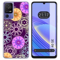 Funda Silicona para TCL 40 SE diseño Radial Dibujos