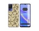 Funda Silicona para TCL 40 SE diseño Sand Camuflaje Dibujos
