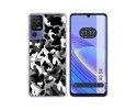 Funda Silicona para TCL 40 SE diseño Snow Camuflaje Dibujos