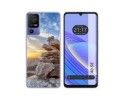Funda Silicona para TCL 40 SE diseño Sunset Dibujos