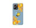 Funda Silicona Líquida Azul compatible con Xiaomi POCO X5 5G diseño Abeja Dibujos
