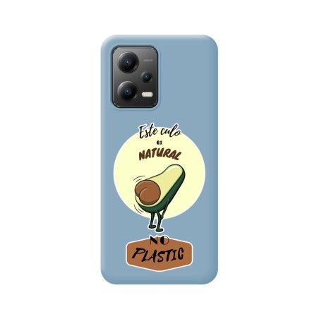 Funda Silicona Líquida Azul compatible con Xiaomi POCO X5 5G diseño Culo Natural Dibujos