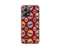 Funda Silicona Líquida Roja compatible con Xiaomi POCO X5 5G diseño Catrina Dibujos