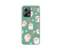 Funda Silicona Líquida Verde compatible con Xiaomi POCO X5 5G diseño Cerdos Dibujos
