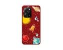 Funda Silicona Líquida Roja compatible con Xiaomi POCO X5 Pro 5G diseño Espacio Dibujos