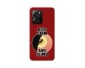 Funda Silicona Líquida Roja compatible con Xiaomi POCO X5 Pro 5G diseño Mujer Escalada Dibujos
