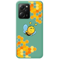 Funda Silicona Líquida Verde compatible con Xiaomi POCO X5 Pro 5G diseño Abeja Dibujos