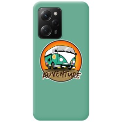 Funda Silicona Líquida Verde compatible con Xiaomi POCO X5 Pro 5G diseño Adventure Dibujos