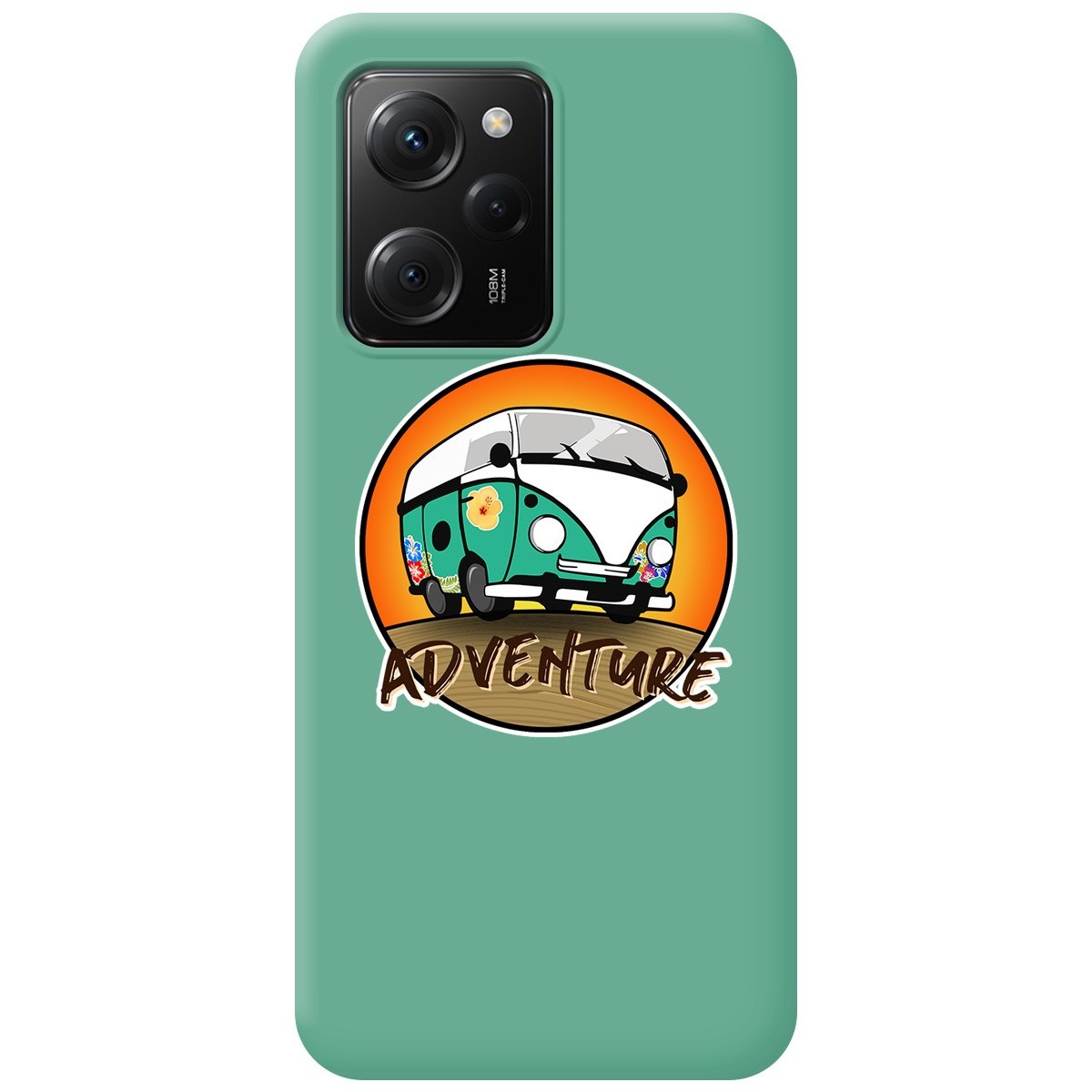 Funda Silicona Líquida Verde compatible con Xiaomi POCO X5 Pro 5G diseño Adventure Dibujos