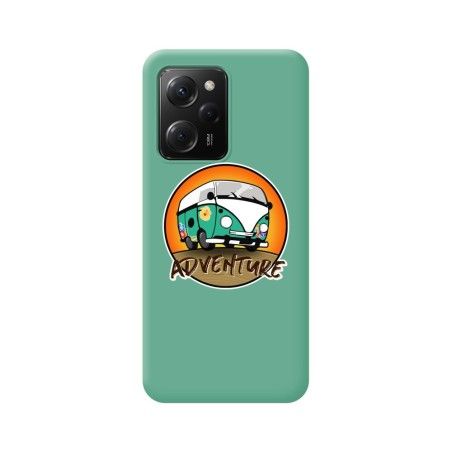 Funda Silicona Líquida Verde compatible con Xiaomi POCO X5 Pro 5G diseño Adventure Dibujos