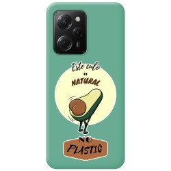 Funda Silicona Líquida Verde compatible con Xiaomi POCO X5 Pro 5G diseño Culo Natural Dibujos