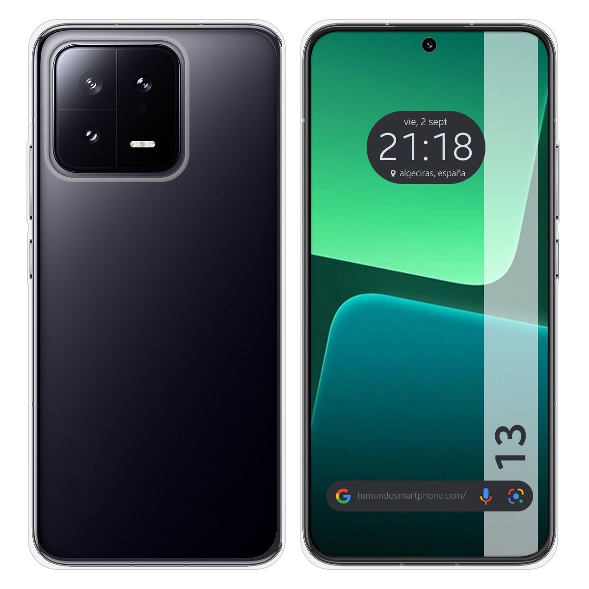 Funda Silicona Gel TPU Transparente compatible con Xiaomi 13 5G