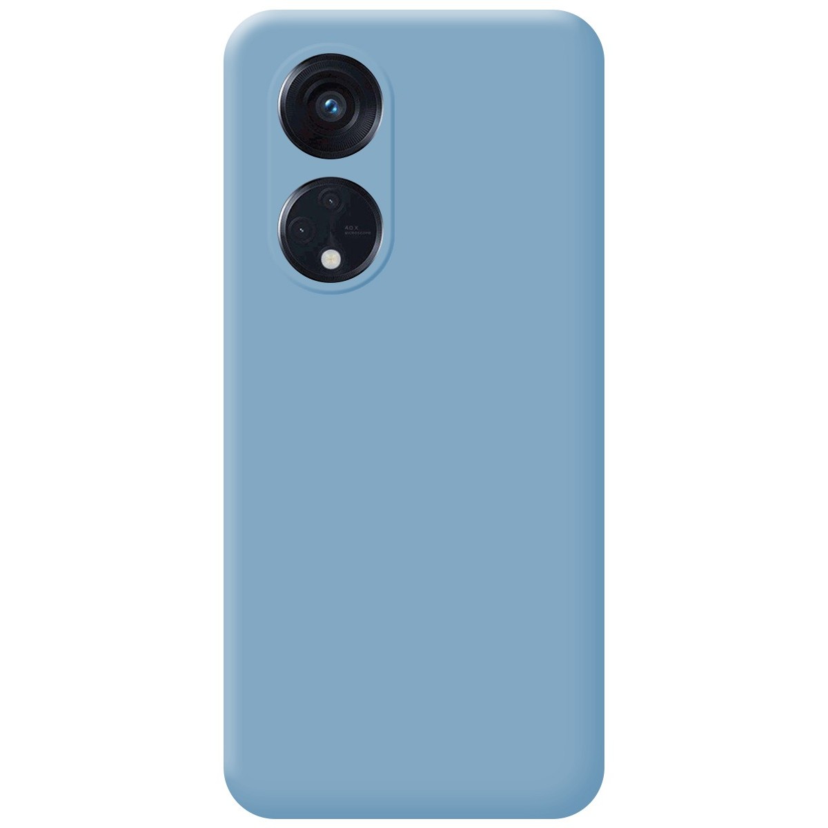 Funda Silicona Líquida Ultra Suave para Oppo Reno 8T 4G color Azul