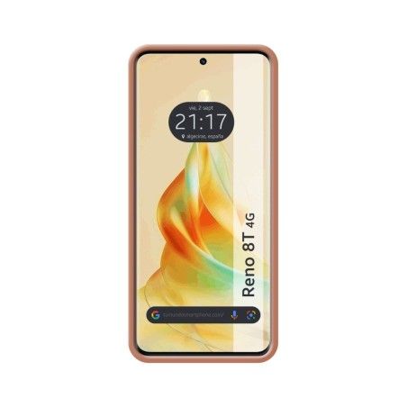 Funda Silicona Líquida Ultra Suave para Oppo Reno 8T 4G color Rosa