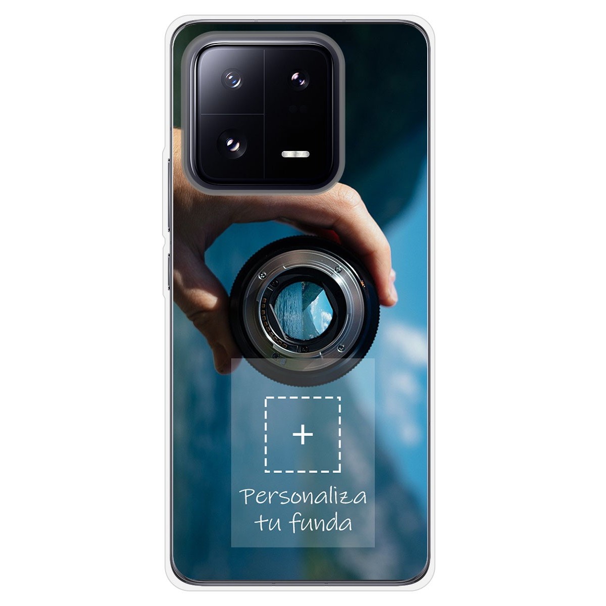 Personaliza tu Funda Silicona Gel Tpu Transparente con tu Fotografia para Xiaomi 13 Pro 5G Dibujo Personalizada