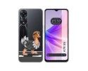 Funda Silicona Transparente para Oppo A78 5G diseño Avestruz Dibujos