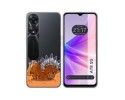 Funda Silicona Transparente para Oppo A78 5G diseño Bufalo Dibujos