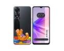 Funda Silicona Transparente para Oppo A78 5G diseño Leopardo Dibujos