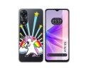 Funda Silicona Transparente para Oppo A78 5G diseño Unicornio Dibujos