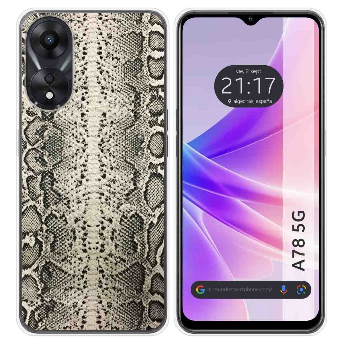 Funda Silicona para Oppo A78 5G diseño Animal 01 Dibujos