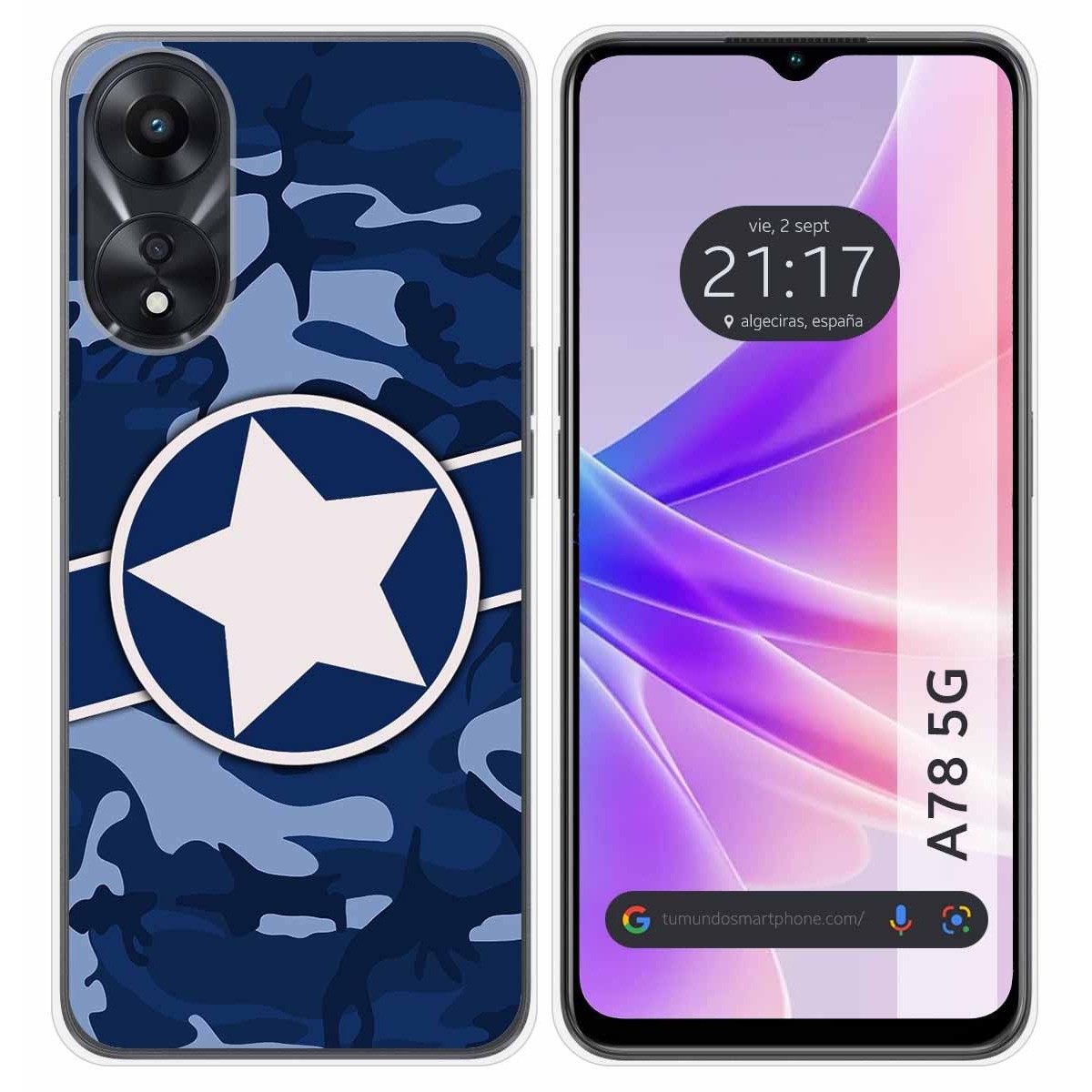 Funda Silicona para Oppo A78 5G diseño Camuflaje 03 Dibujos