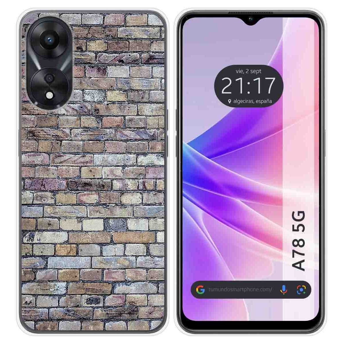 Funda Silicona para Oppo A78 5G diseño Ladrillo 02 Dibujos