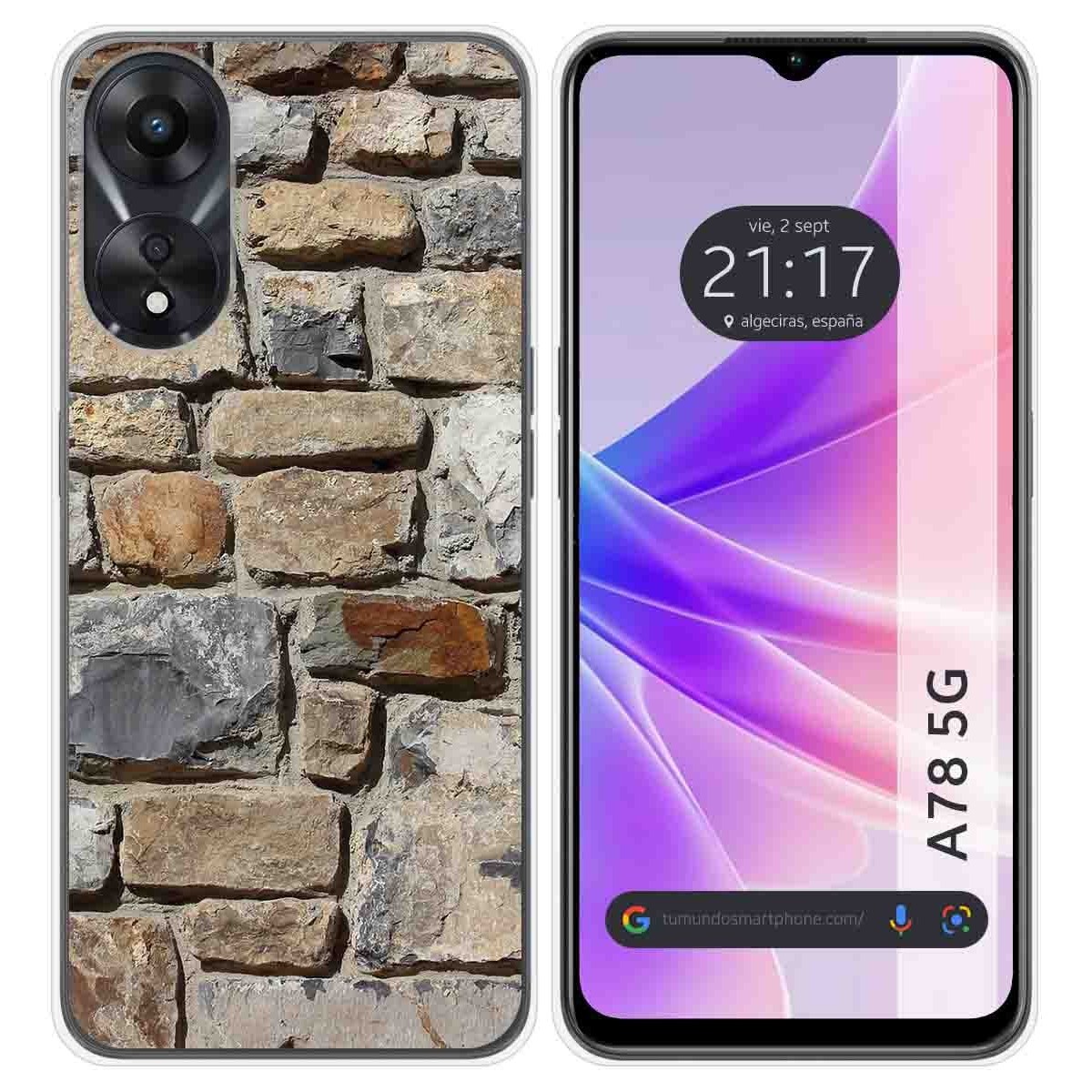 Funda Silicona para Oppo A78 5G diseño Ladrillo 03 Dibujos