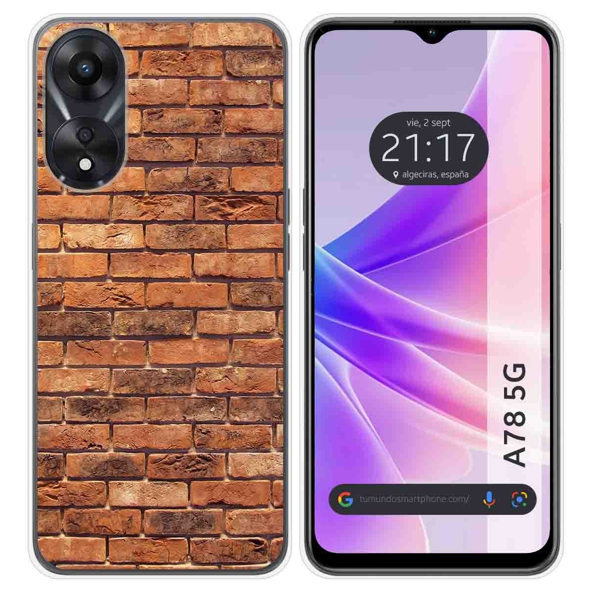 Funda Silicona para Oppo A78 5G diseño Ladrillo 04 Dibujos