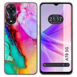 Funda Silicona para Oppo A78 5G diseño Mármol 15 Dibujos