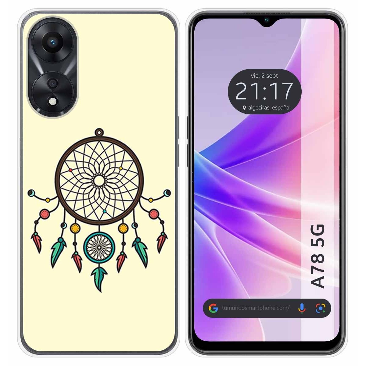 Funda Silicona para Oppo A78 5G diseño Atrapasueños Dibujos