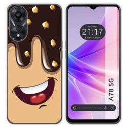Funda Silicona para Oppo A78 5G diseño Helado Chocolate Dibujos