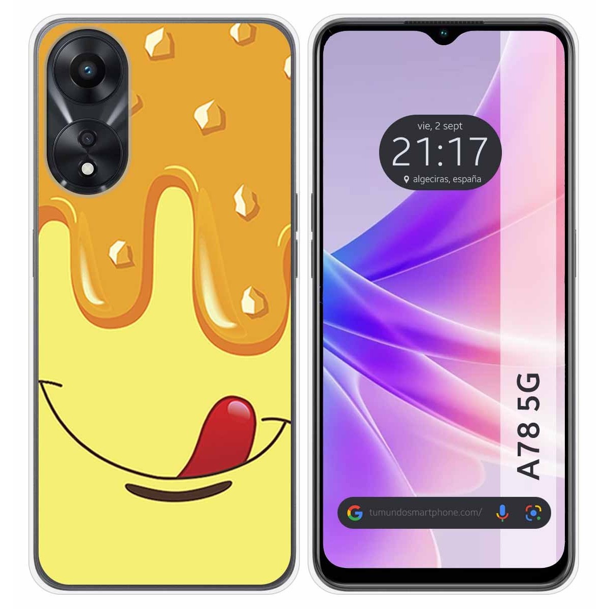 Funda Silicona para Oppo A78 5G diseño Helado Vainilla Dibujos