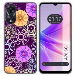 Funda Silicona para Oppo A78 5G diseño Radial Dibujos