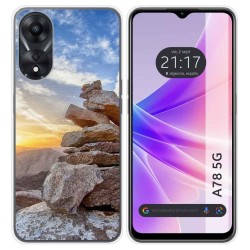 Funda Silicona para Oppo A78 5G diseño Sunset Dibujos