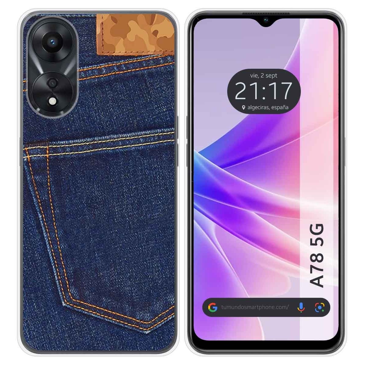 Funda Silicona para Oppo A78 5G diseño Vaquero Dibujos
